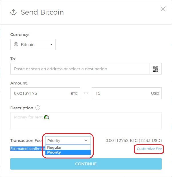 bitcoin cash transaction fee